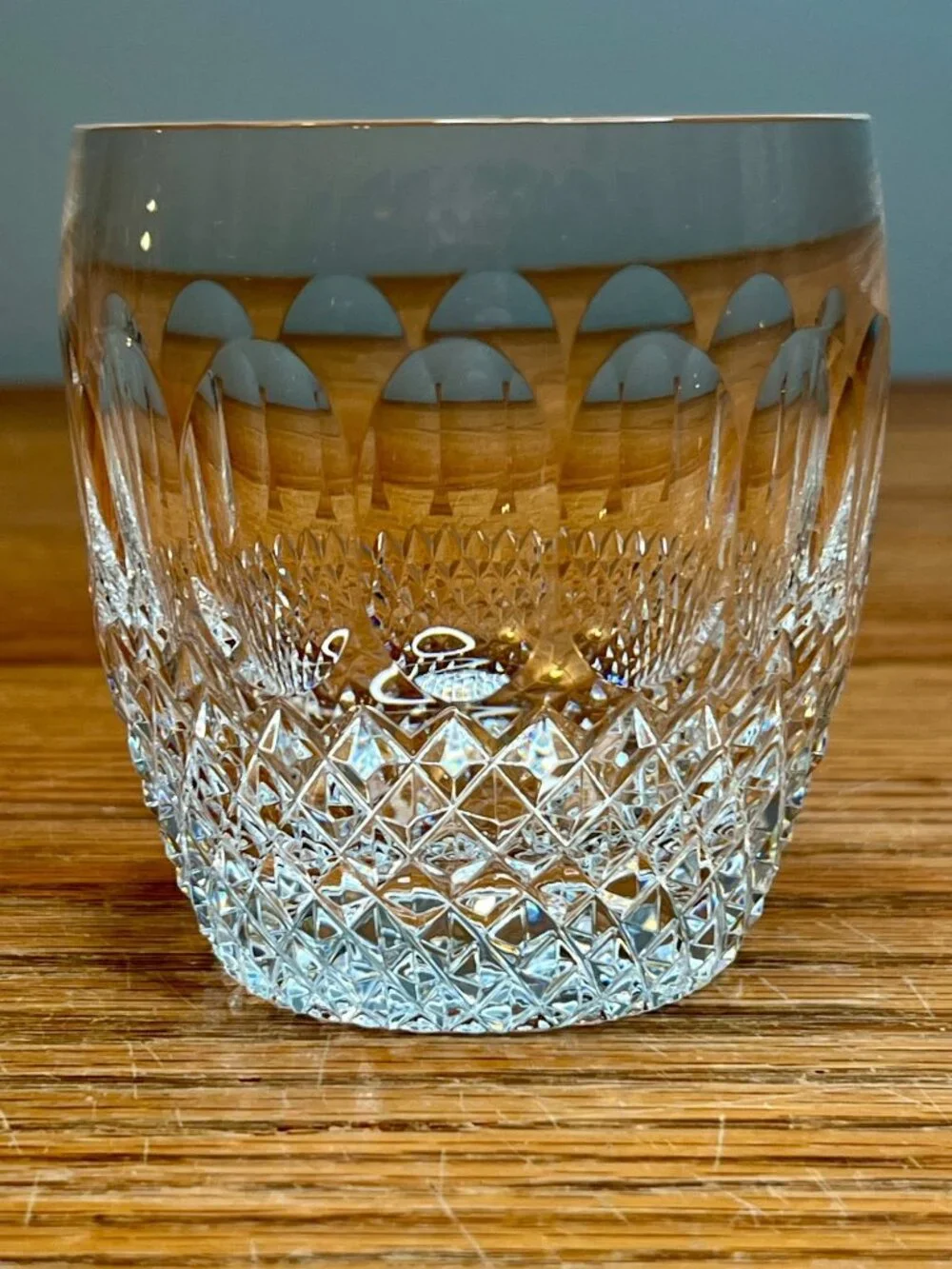 Set of 4 Vintage Waterford Crystal Old Fashioned Glasses,  Colleen Pattern